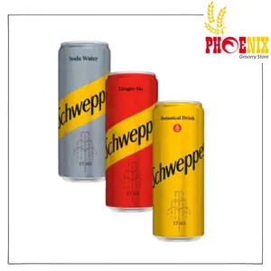Schweppes Soda Water / Tonic Water / Ginger Ale 24 kaleng @250 ml