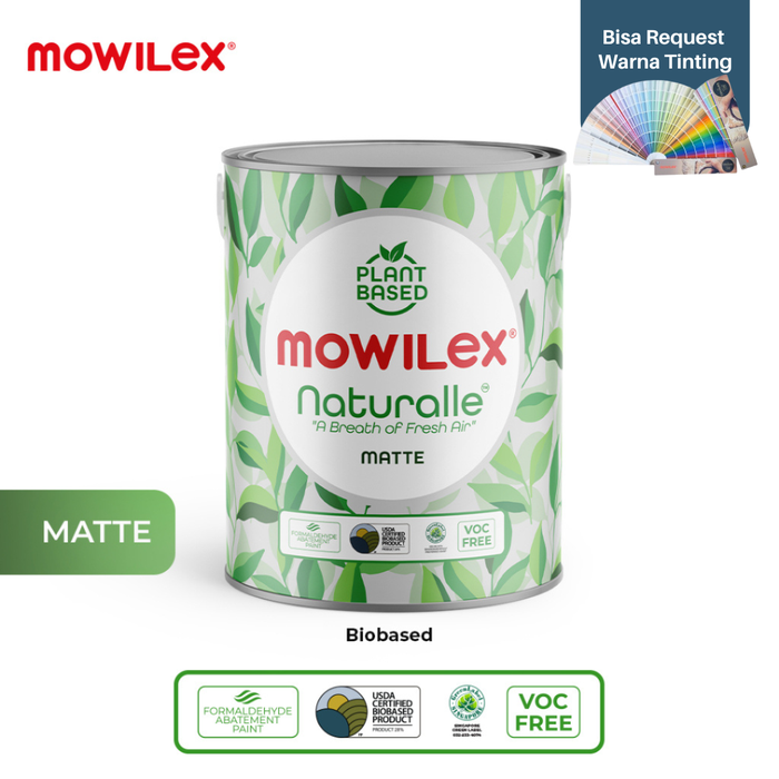 Gambar Mowilex Naturalle Cat Tembok Interior Biobased TINTING COLOUR - 1 Ltr | 2.5 Ltr - Air Force One, 1 Ltr dari Mowilex Indonesia Kota Administrasi Jakarta Barat Tokopedia