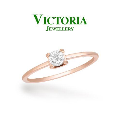 Gambar Cincin Berlian VLR683579 Victoria Jewellery dari Victoria Jewellery Online Kota Administrasi Jakarta Selatan Tokopedia