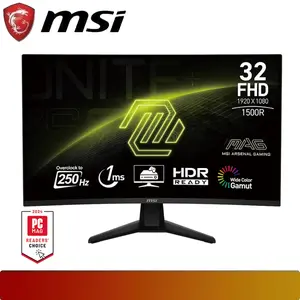 MSI MAG 32C6X | 31.5" FHD Curve Gaming Monitor 250Hz 1ms