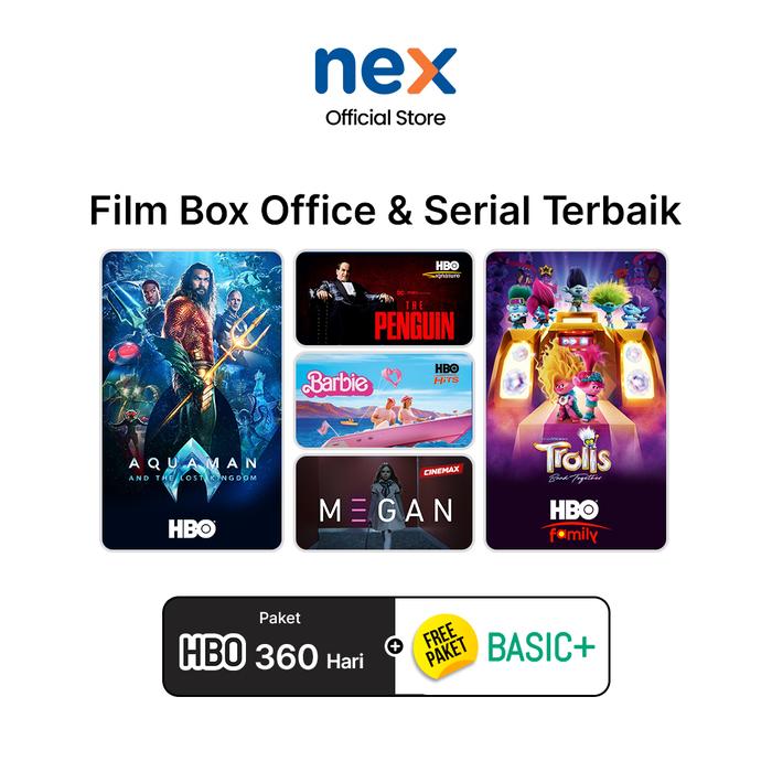 Gambar Nex Parabola Paket HBO 360 Hari dari Nex Official TV Kota Administrasi Jakarta Barat Tokopedia
