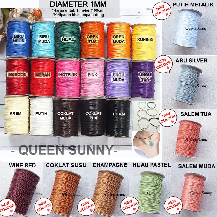 BHN327 Tali Kulit korea (Wax Cord)