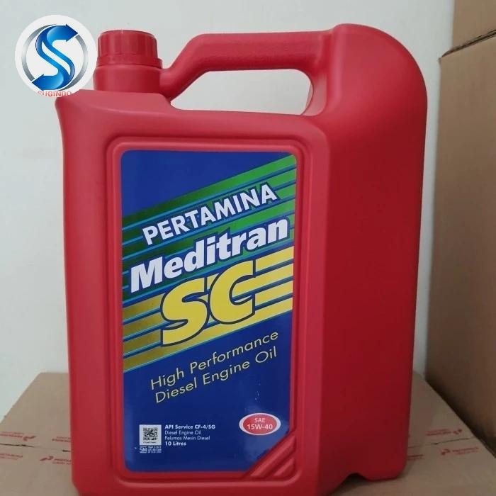 Gambar Oli Mesin Pertamina MEDITRAN SC Diesel 15W-40 10 Literr dari sugindo motor Kota Administrasi Jakarta Barat Tokopedia