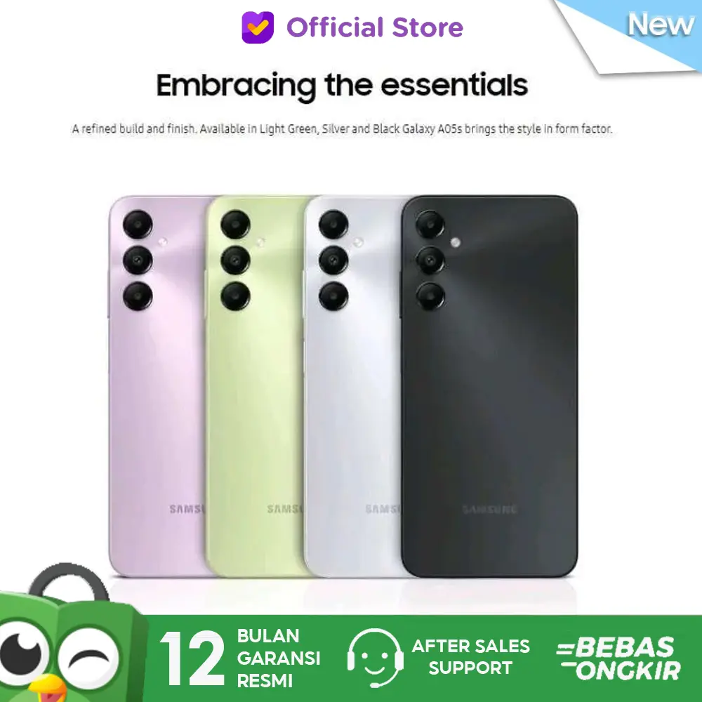 Samsung Galaxy A05s 6/128 GB Garansi Resmi 6 128 GB not A03 a05 s