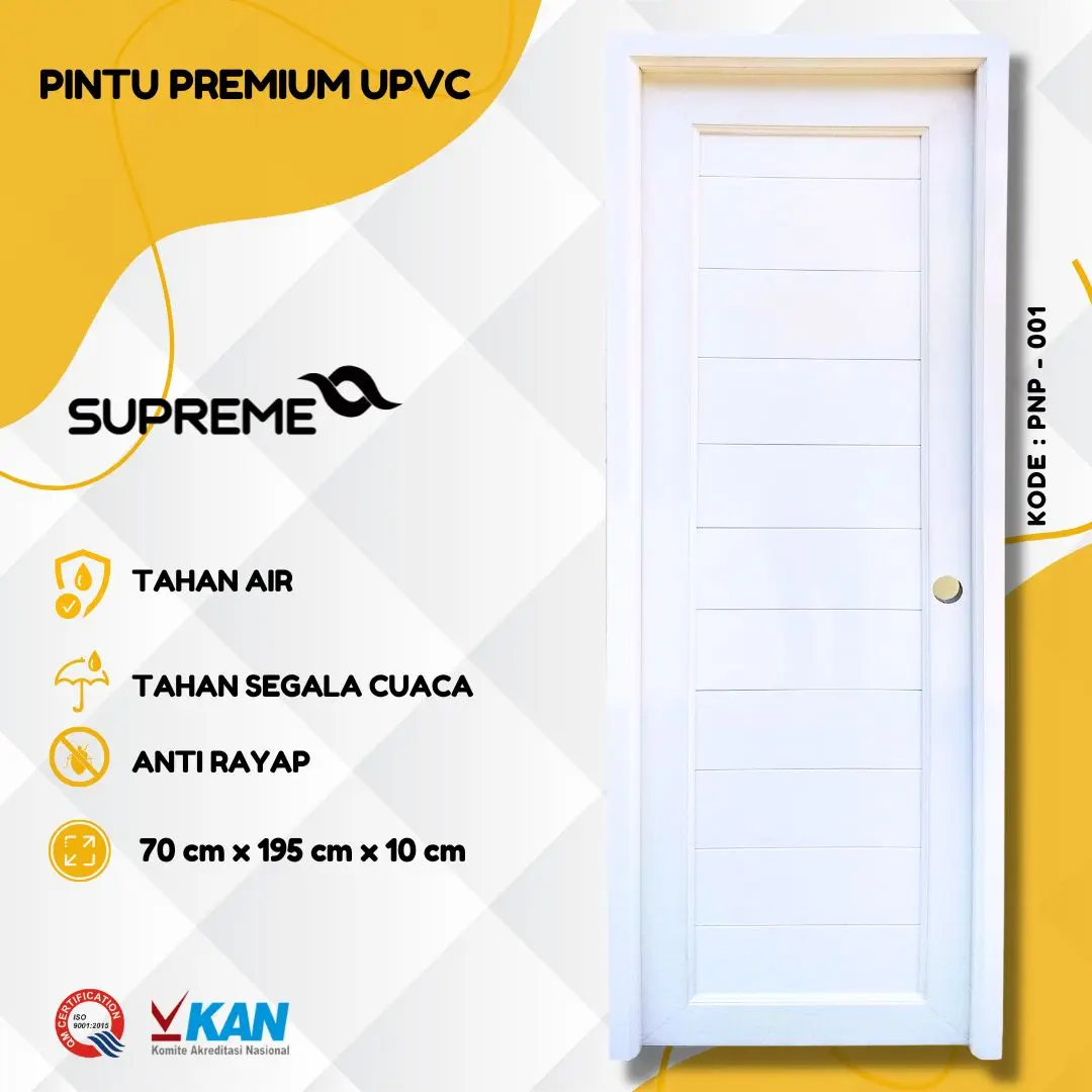 Promo Bundle Pintu Kamar Mandi upvc Supreme PNP-001
