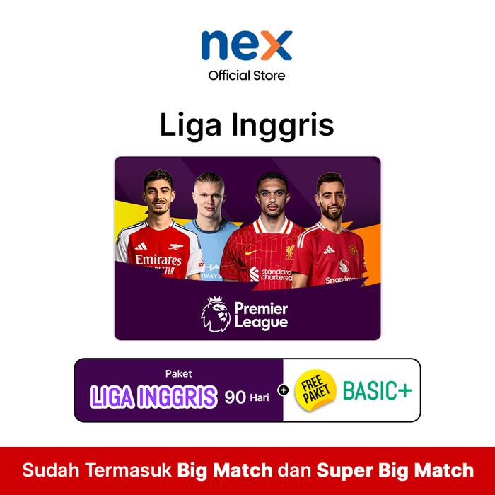 Gambar Nex Parabola Paket Liga Inggris 90 Hari dari Nex Official TV Kota Administrasi Jakarta Barat Tokopedia