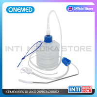 Gambar ONEMED - Alat Penghisap Cairan Operasi dengan Trocar + Tubing + Connector Tube STERIL | OneVAC Wound Suction SET 500ml 10 12 14 16 18 FR FG | Perawatan Luka Bedah P3K - 12 FR dari INTI MEDIKA STORE Kota Bandung 2 Tokopedia