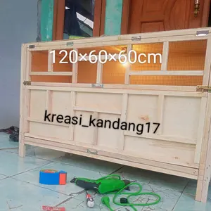 kandang ayam doc / kandang anak ayam pembesaran kapasitas 100 ekor/ ukuran 120×60×60cm