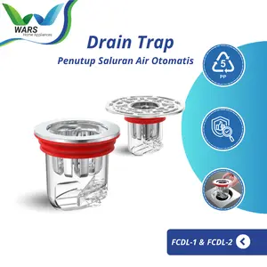 WARS Drain Trap Penutup Saluran Pembuangan Air Otomatis Anti Serangga dan Bau
