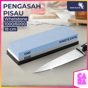 Batu Pengasah Pisau Whetstone Knife Sharpener Grit 1000/6000 WKSS-01