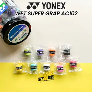 Grip Tenis Yonex Wet Super Grap AC102EX Tennis / Badminton  AC 102 EX Overgrip