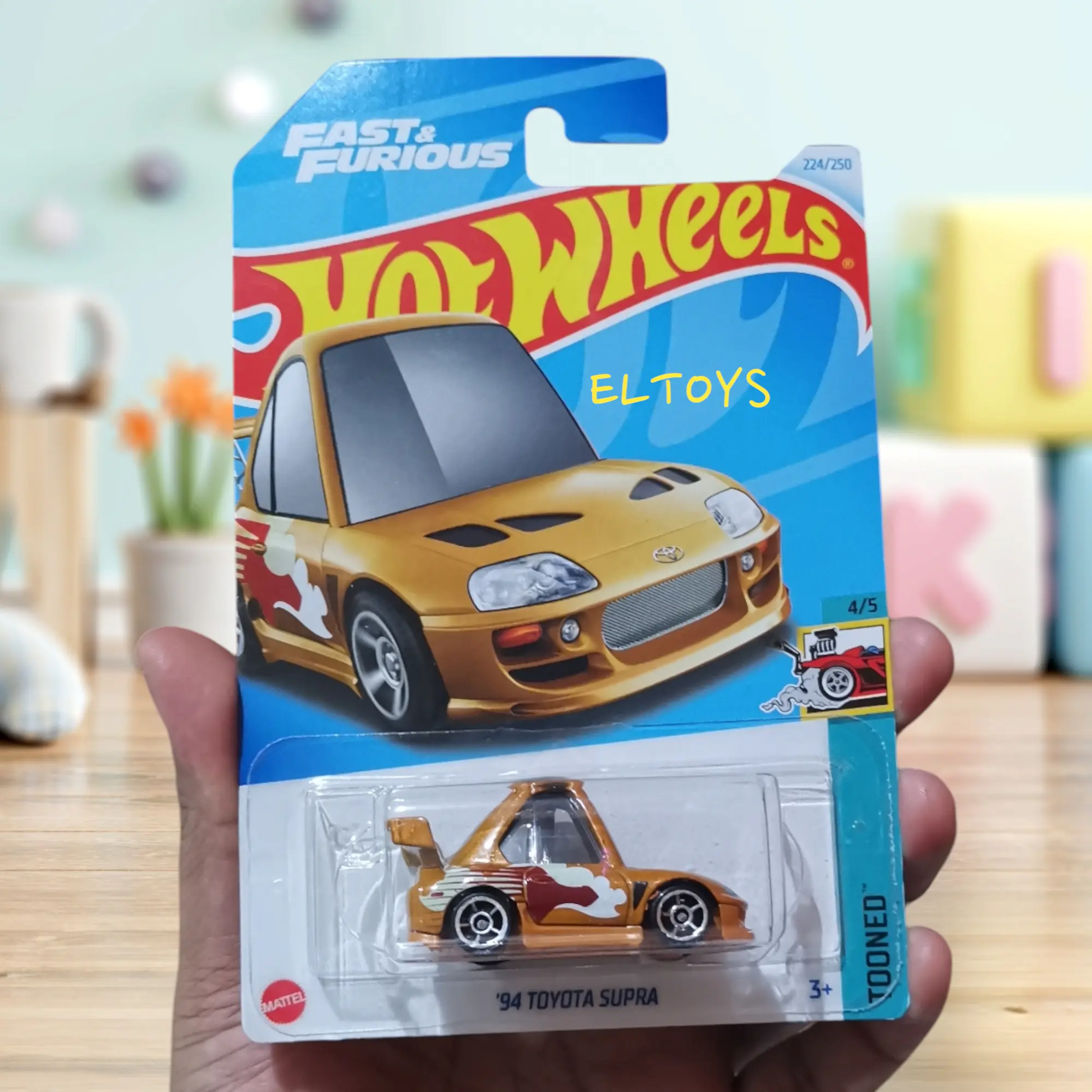 hotwheels tooned toyota supra original mattel