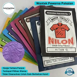 Pewarna Pakaian Wantex Super Ampuh Cap Nilon Wantek Pewarna Kain Pakaian Tekstile Warna Permanent Pewarna Celana Multifungsi Praktis Per Pcs Murah