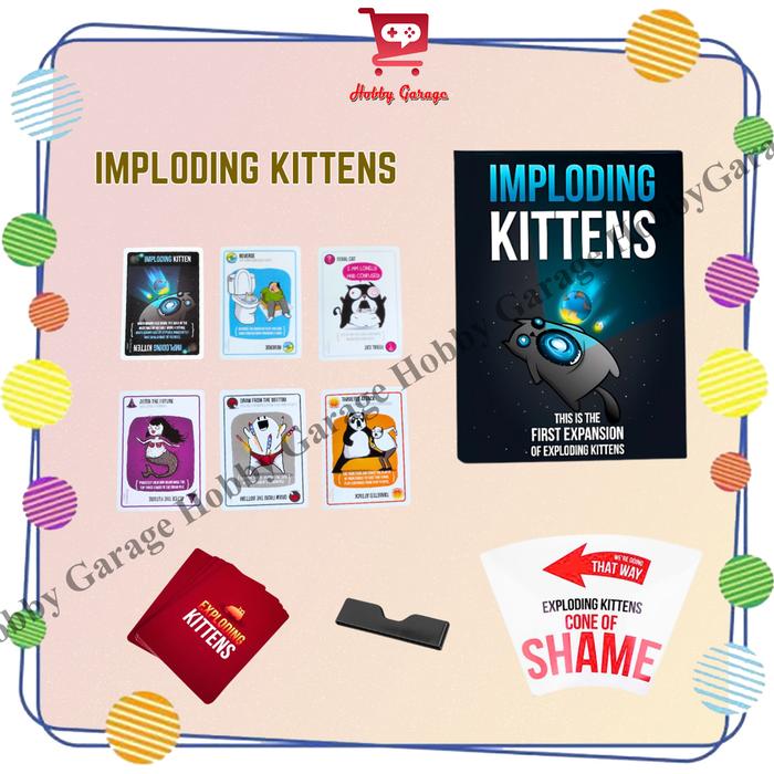 Promo Imploding Exploding Kittens Board Games 1st Expansion Kitten Card ...