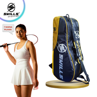 Gambar Skills Barqun Tas Badminton & Tenis Daisu Unisex Anti Air 3 Resleting - Biru dari SKILLS Barqun Indonesia Kab. Tangerang 5 Tokopedia