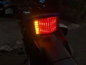 Stoplamp Kawasaki KLX transparan bening putih (Mikanya saja)