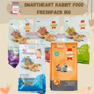 Smart Heart / Smartheart Rabbit Food 1kg ADULT dan JUNIOR - Makanan Kelinci