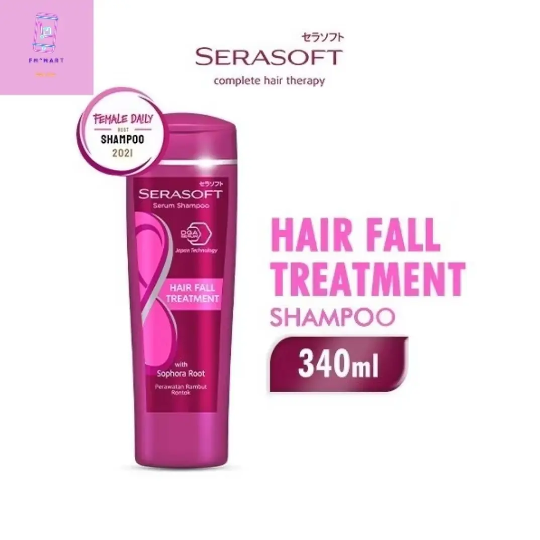 SERASOFT Serum Shampoo Hair Fall Treatment 340ml Haircare