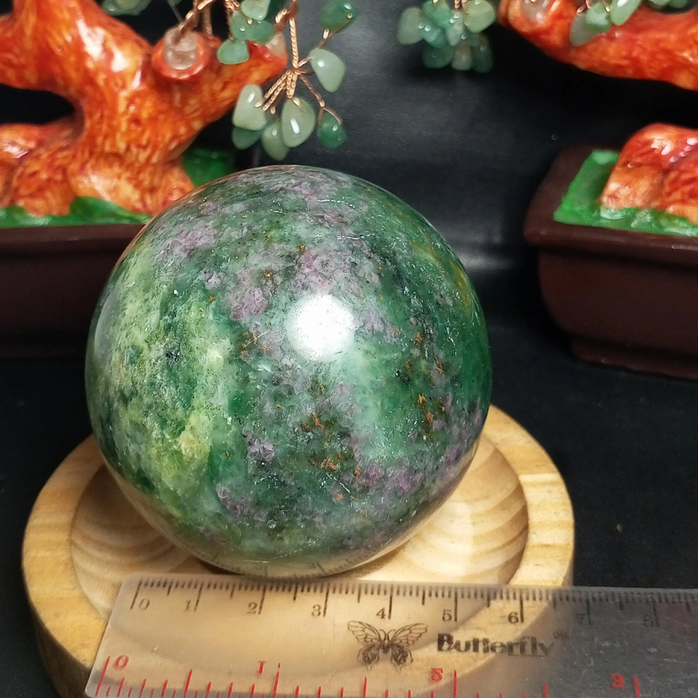 Natural Ruby Emerald Sphere (10)