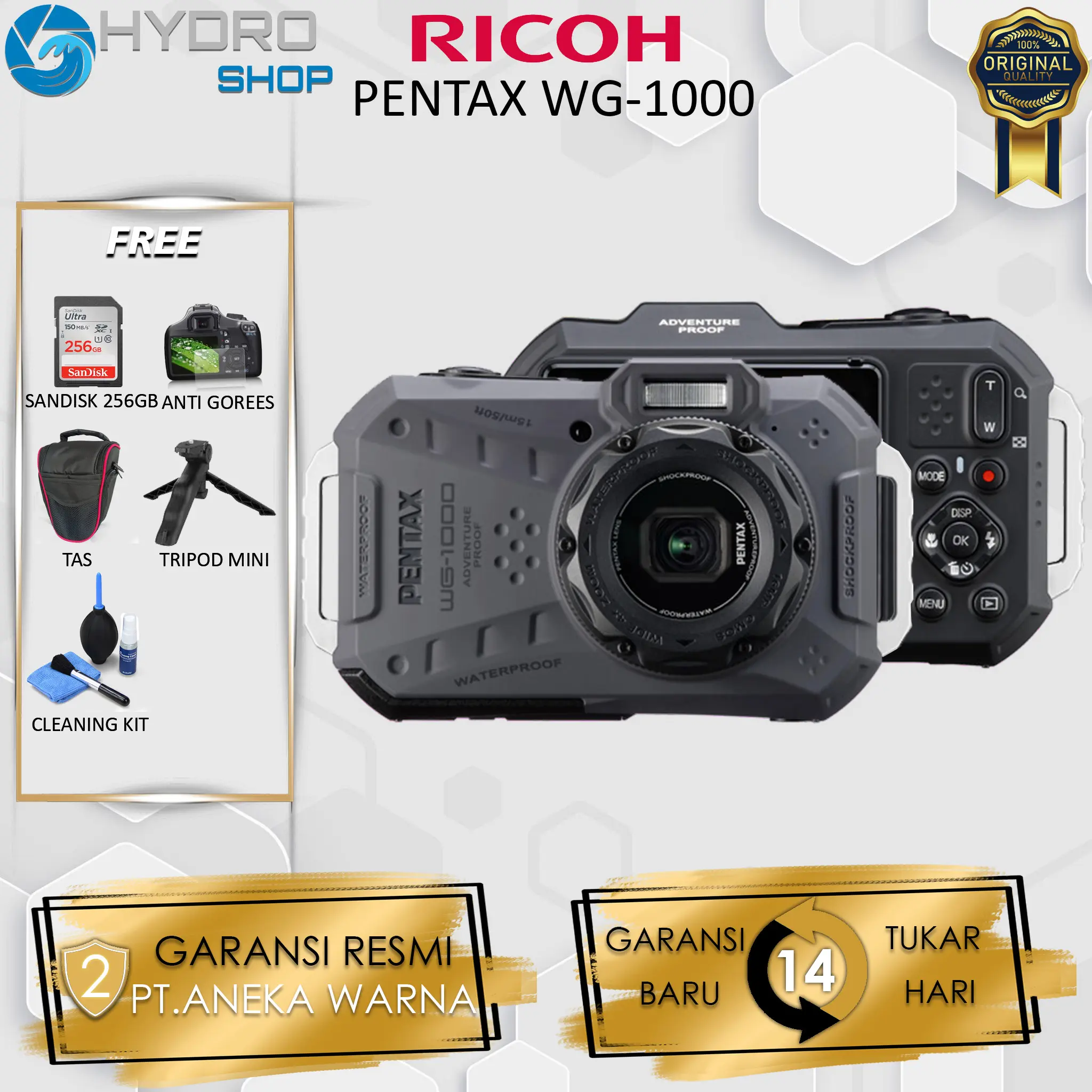 Ricoh PENTAX WG-1000 Digital Kamera / Ricoh WG 1000 / PENTAX WG 1000 / Ricoh WG1000 / PENTAX WG1000