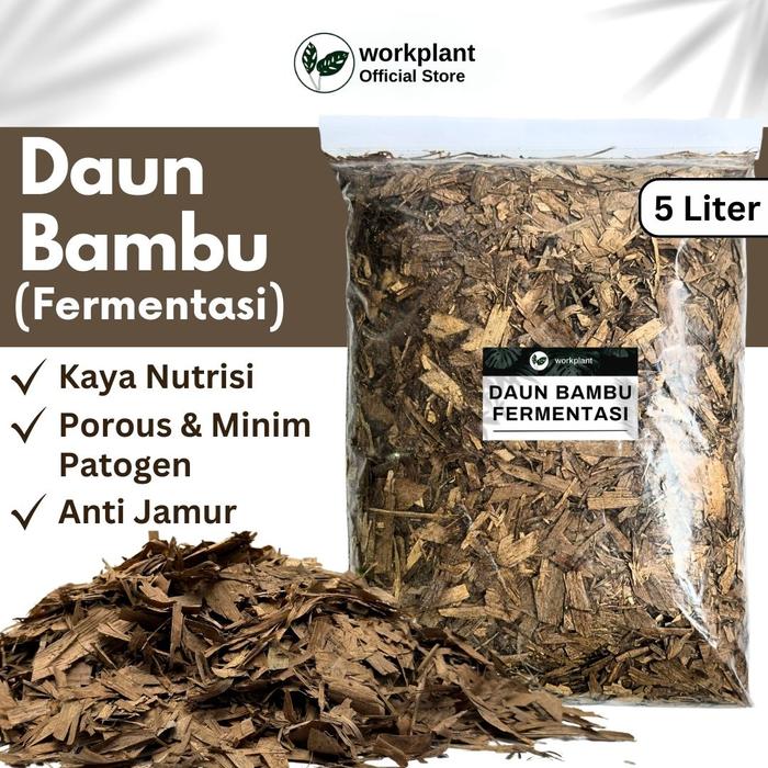 Gambar Daun Bambu Fermentasi - Media Tanam Humus Daun Bambu Tanaman Hias dari workplant official Kota Surabaya Tokopedia