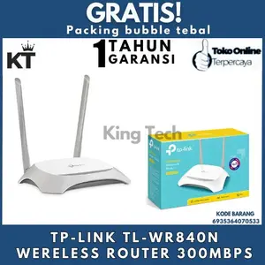 TP-LINK TL-WR 840N 300MBps Wireless Router  Computer modem  untuk  cctv