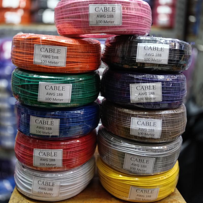 KABEL AWG 18 B CABLETON 100METER/ROLL MADE IN JAPAN - Shop | Tokopedia