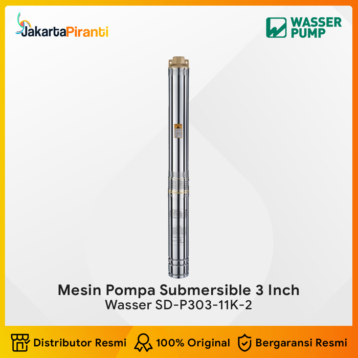Gambar PROMO Pompa Submersible Satelit 3 Inch Wasser SD-P303K-2 / SD-P303-11K-2 + Kabel dari Jakarta Piranti Kota Tangerang Selatan Tokopedia