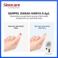Gambar Free Jarum Sinocare/Sinoheart Safe Accu Strip Uji Gula Darah (50 Strip) Sinoheart  Sinocare Strip Gula Darah Stik Gula Darah Sinoheart Cek gula darah dari Sunhealth Indonesia Kota Tangerang 5 Tokopedia
