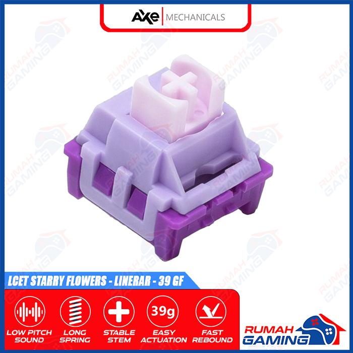 Gambar SWITCH - LCET STARRY FLOWER SWITCH - 5 PIN - 39g - PCB MOUNT - LINEAR dari Rumah-Gamings Kota Administrasi Jakarta Barat Tokopedia