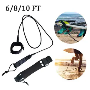 Surf Leash Leg Rope Surfboard Leash Surfboard  Leash Surfing Paddleboard 6ft/8ft/10ft