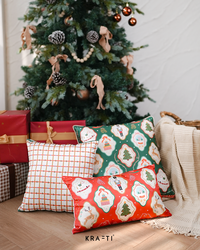 Gambar Krafti - Bantal Natal / CHRISTMAS JOLLY SERIES / Bantal Sofa / Dekorasi Natal / Bantal 30x50 / Bantal 50x50 / Bantal 40x40 / Bantal Christmas - 30x50, Sarung Saja dari Krafti Project & Living Kota Administrasi Jakarta Pusat 5 Tokopedia