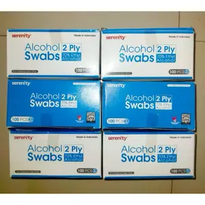 Alkohol Swab Tisu Alkohol isi 100 per box Serenity