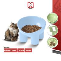 Gambar MUI TP Mangkuk Tempat Makan Kucing Tinggi Wadah Makan Anabul Pet Feeder Bowl High Raised M44 - Hijau dari MUI INDO Kab. Tangerang 1 Tokopedia