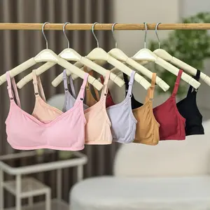 Bh Bra Wanita Tanpa Kawat Seamless Push Up Bralette Elastis Pakaian Dalam Wanita 1858