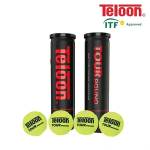 Bola Tenis Tennis Ball COMPETITION GRADE TELOON Tour Pound Pressurized High Quality Durable