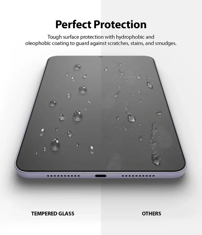Tempered Glass iPad Mini 7 2024 Ringke ID Clear Screen Guard Protector Anti Gores Kaca Original New 3