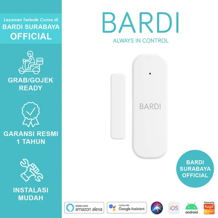 Gambar BARDI Smart Zigbee Door Sensor Window Sensor Door & Window Sensor Pintu Jendela - DoorSensor Only dari BARDI Surabaya Official Kota Surabaya 2 Tokopedia