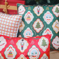 Gambar Krafti - Bantal Natal / CHRISTMAS JOLLY SERIES / Bantal Sofa / Dekorasi Natal / Bantal 30x50 / Bantal 50x50 / Bantal 40x40 / Bantal Christmas - 30x50, Sarung Saja dari Krafti Project & Living Kota Administrasi Jakarta Pusat 3 Tokopedia