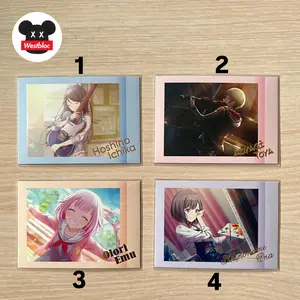Project Sekai Colorful Stage Instant Photo Style Collection Vol.3 Super Rare (SR) Gold Foil Made in Japan Movic Japan Photo Card Cheki Official Goods Merchandise Kartu Jepang - Hoshino Ichika Aoyagi Toya Otori Emu Shinonome Ena