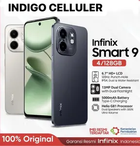 Infinix Smart 9 4/128GB - Up to 8GB Garansi Resmi