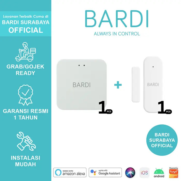 Gambar BARDI Smart Zigbee Door Sensor Window Sensor Door & Window Sensor Pintu Jendela - DoorSensor Only dari BARDI Surabaya Official Kota Surabaya 3 Tokopedia