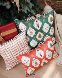 Gambar Krafti - Bantal Natal / CHRISTMAS JOLLY SERIES / Bantal Sofa / Dekorasi Natal / Bantal 30x50 / Bantal 50x50 / Bantal 40x40 / Bantal Christmas - 30x50, Sarung Saja dari Krafti Project & Living Kota Administrasi Jakarta Pusat 4 Tokopedia