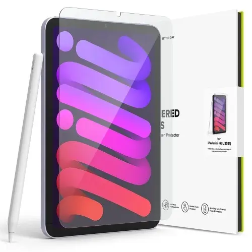 Tempered Glass iPad Mini 7 2024 Ringke ID Clear Screen Guard Protector Anti Gores Kaca Original New 0