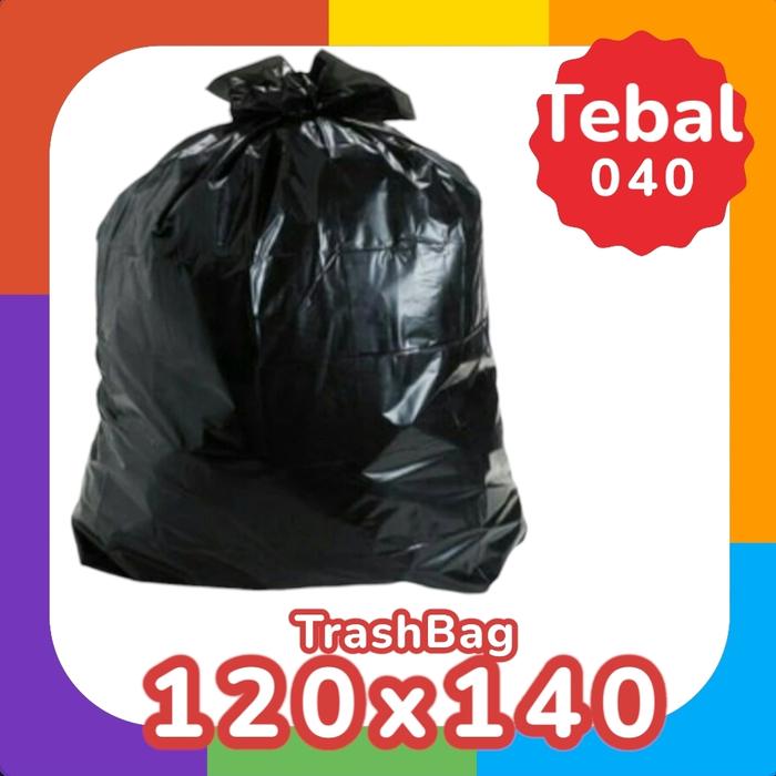 Gambar TRASH BAG HITAM 120x140 Tebal 04 Plastik Kantong Sampah Jumbo dari Happymoms Toko Semeru Kota Surabaya Tokopedia