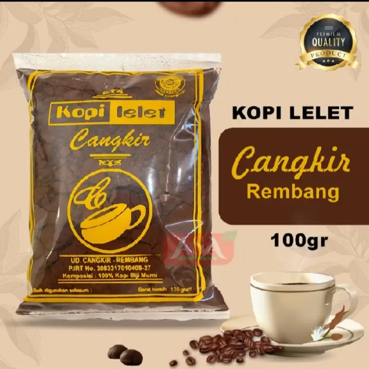 Kopi Lelet Khas Rembang Cap Cangkir