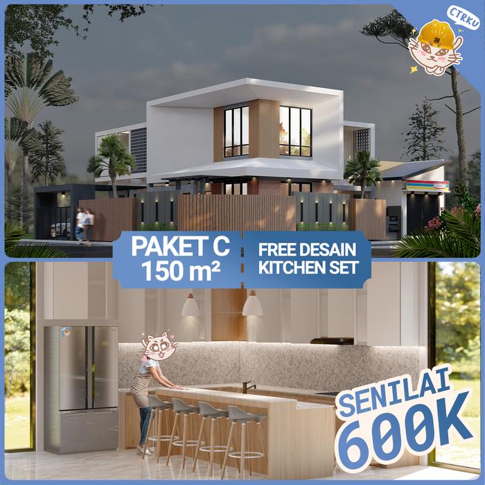 Gambar [JASA DESIAN ARSITEK PROFESIONAL] FREE REVISI BUKU GAMBAR KERJA dari ctrku Kab. Jember Tokopedia