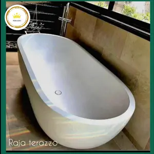 Bathtub terazzo Oval premium