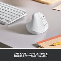 Gambar Logitech LIFT Vertical Ergonomical Wireless Silent Bluetooth Mouse - Graphite dari Click & Go Tokopedia Kota Bandung 2 Tokopedia