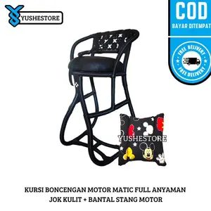 Dijual Murah Kursi Rotan Boncengan (Motor Matic) Untuk Anak - Anak Terjangkau Terlaris
